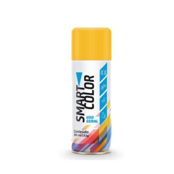 26123 TINTA SPRAY AMARELO SMART COLOR USO EM METAL ETC.